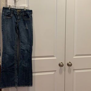 Jeans. Size 28. Bell bottom style